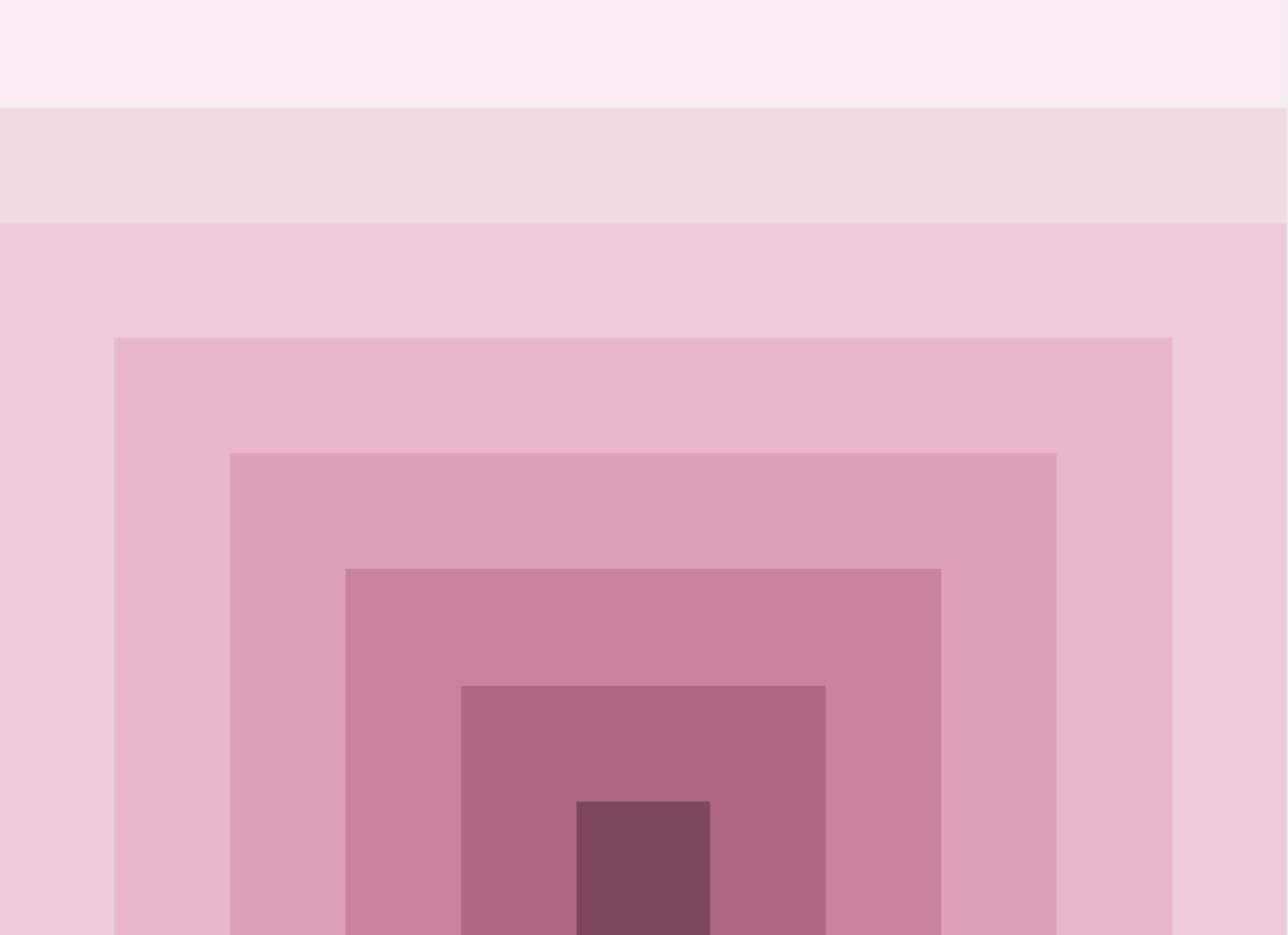 Nested boxes in shades of fuchsia